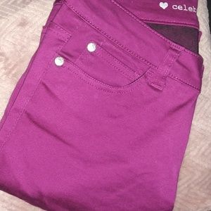 Purple Skinny Jeans